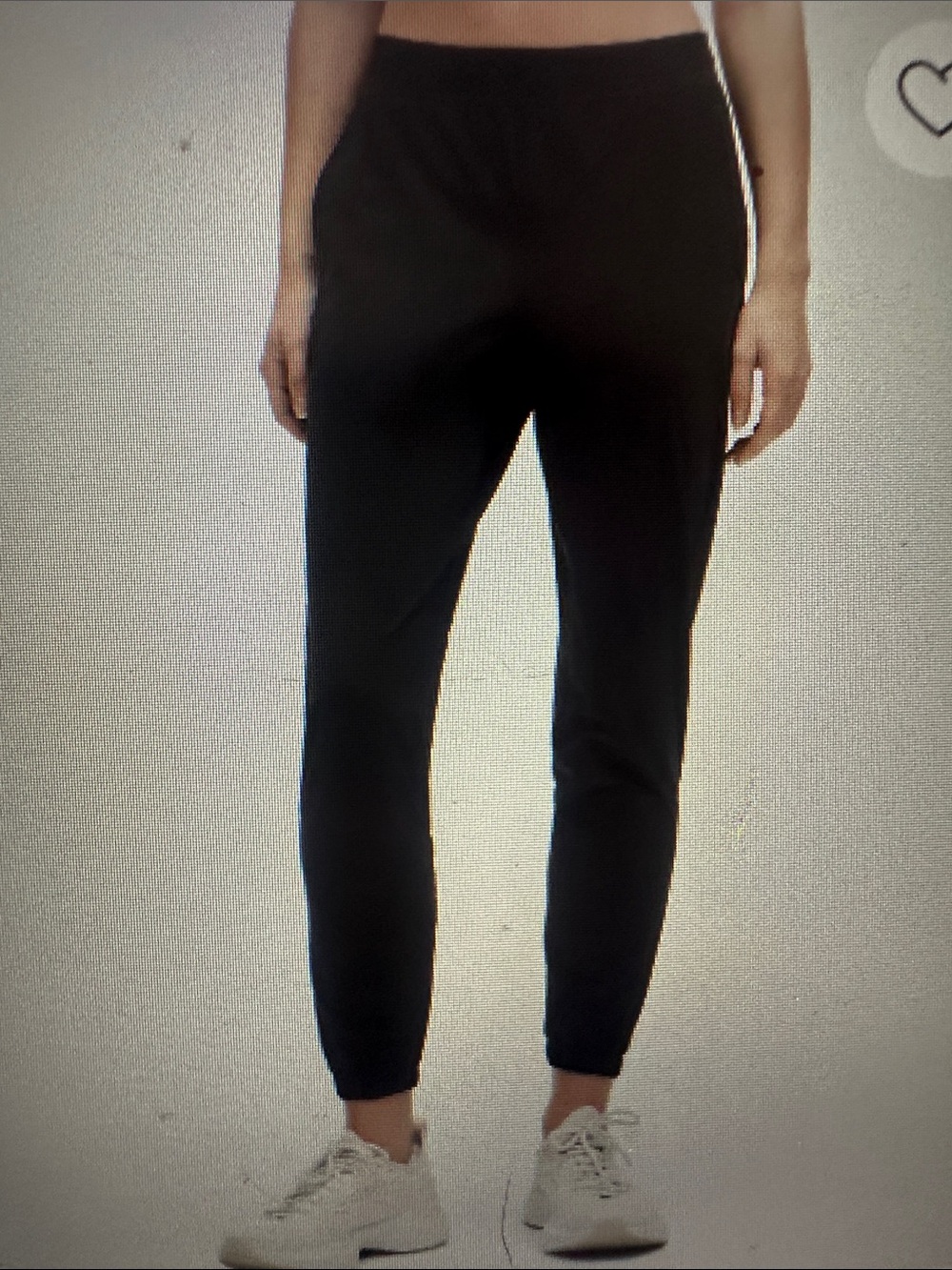 Lululemon black zipper ankle joggers